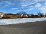 BNSF 8352, CN 3064, and CN 5469